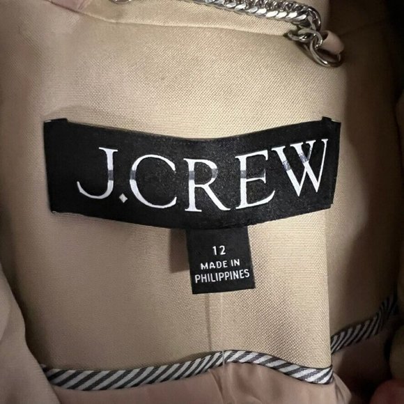 J. Crew Tan Trench Coat - Picture 11 of 12